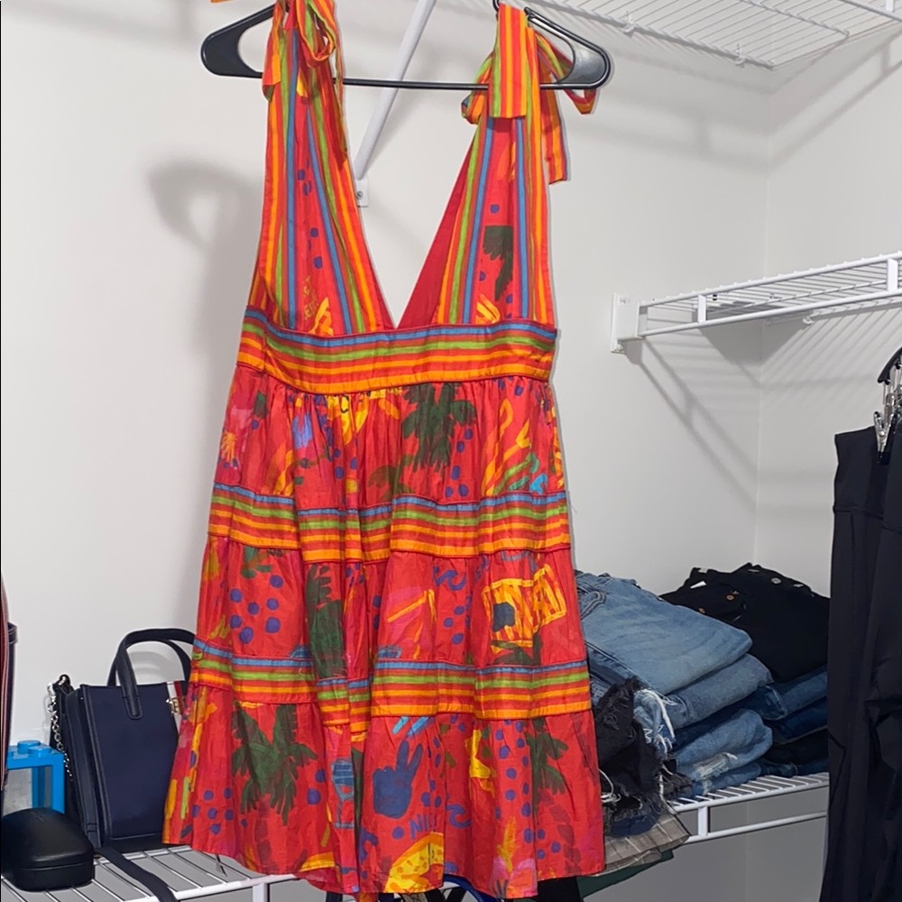 FARM Rio Orange Dress - Picture 3 of 4